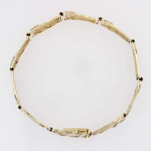 Bracelet Bracelet ancien Art déco 2 ors 58 Facettes 22-560