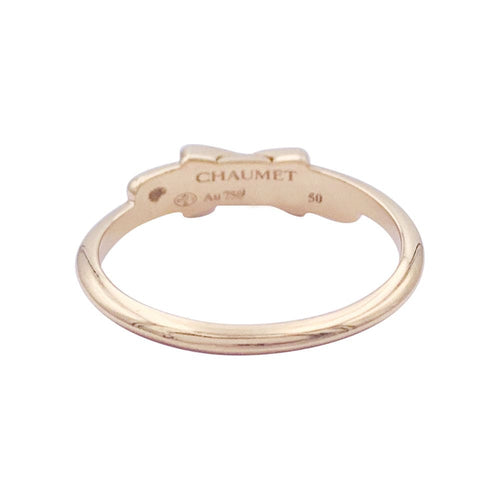 Bague 50 Bague Chaumet, "Jeux de Liens", or rose et diamants. 58 Facettes 33009