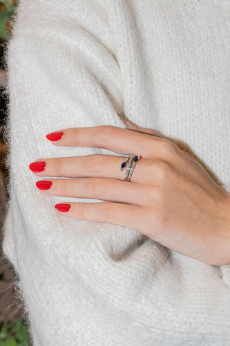 Bague 52 Bague Or blanc Saphir 58 Facettes 2307713CN