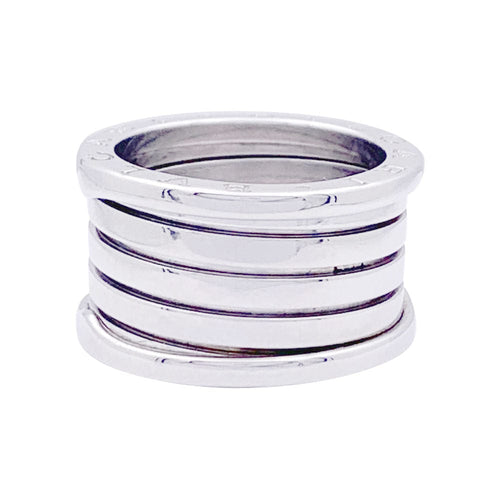 Bague 57 Bague Bulgari, "B.Zero1", or blanc, trés grand modèle. 58 Facettes 33415
