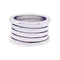 Bague 57 Bague Bulgari, "B.Zero1", or blanc, trés grand modèle. 58 Facettes 33415