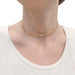 Collier Collier Messika, "Choker Move Link Multi", or rose, diamants. 58 Facettes 32646