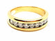 Bague 58 Bague Demi alliance Or jaune Diamant 58 Facettes 1588627CN