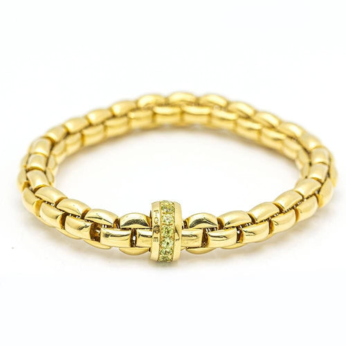 Bracelet Bracelet élastique Or jaune Péridot 58 Facettes D359653LF