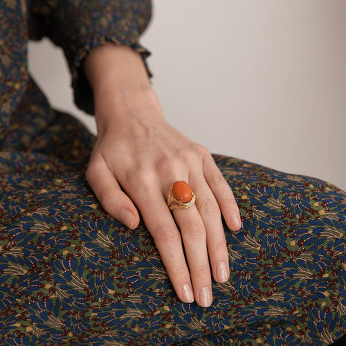 Bague 55 Bague Corail 58 Facettes 8472