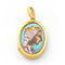 Pendentif Médaille Montserrat en or jaune et émail 58 Facettes D359723LF