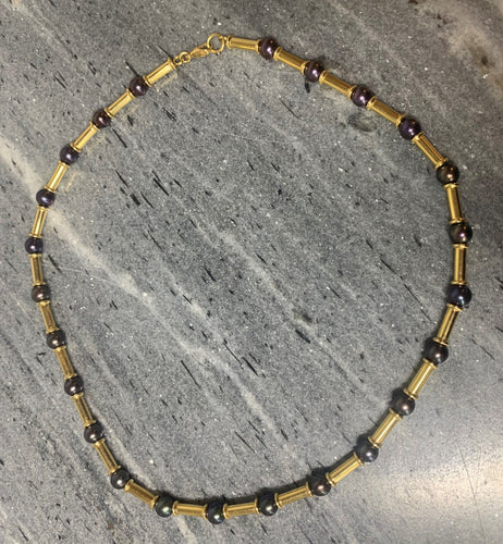 Collier Collier or et perles 58 Facettes 20400000293