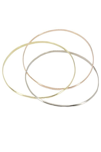 Bracelet BRACELET JONC 3 ORS 58 Facettes 054581