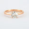 Bague Bague Solitaire Diamant 1.08 ct Or rose 58 Facettes