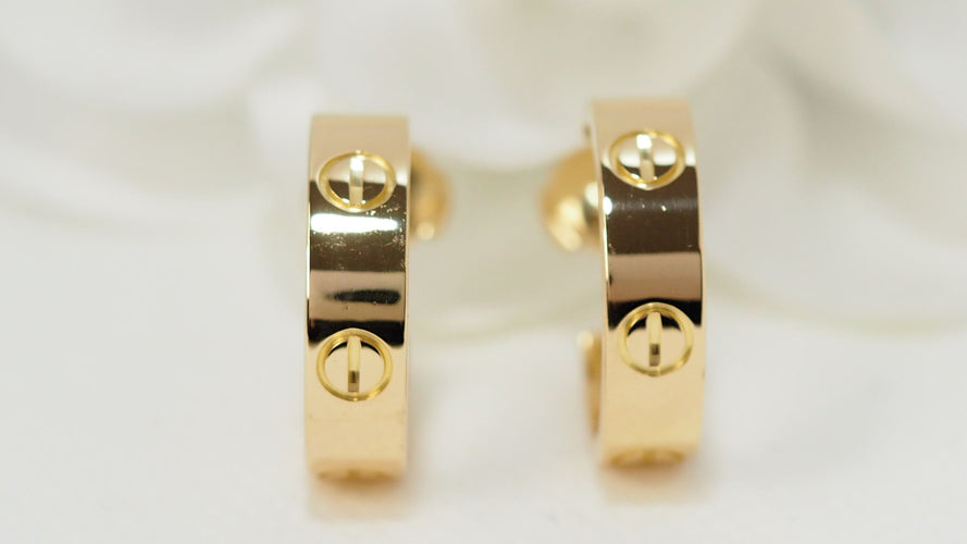 Boucles d'oreilles Cartier - Boucles d'Oreilles Love Or Jaune 58 Facettes 32375