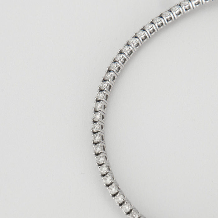 Bracelet Bracelet Rivière de diamants or blanc 58 Facettes