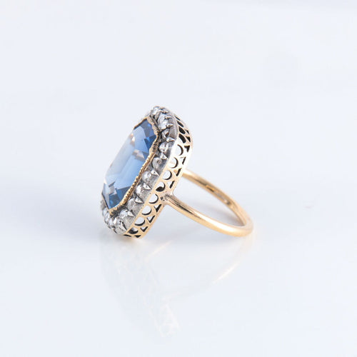 Bague 45.5 Importante bague XIXème 58 Facettes