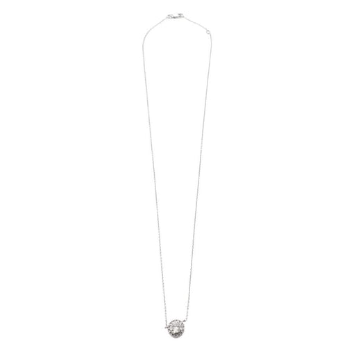 Collier Collier en or blanc Diamants 58 Facettes