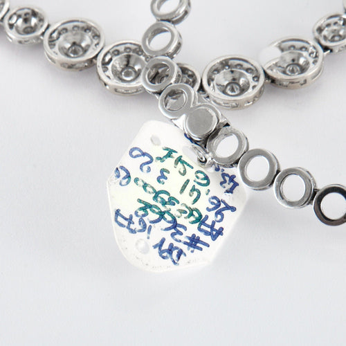 Collier Collier en Or Blanc & diamants 58 Facettes