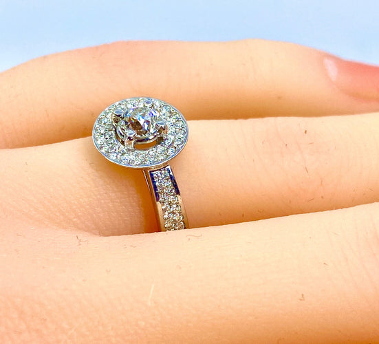 Bague 51 Bague Solitaire diamants 58 Facettes AB260