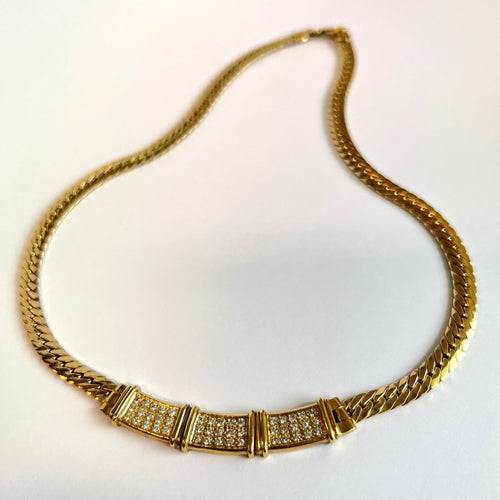 Collier Collier Or jaune, diamants 58 Facettes 20400000522