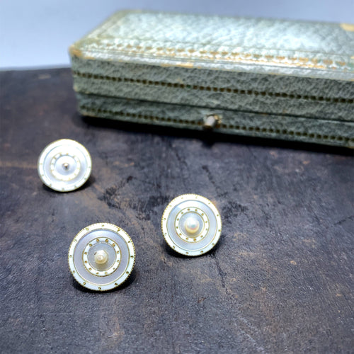 Collier Collier Jana* Upcyclé or, émail & perle 58 Facettes