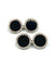 Boutons de manchette Boutons de manchette Art Déco, or blanc, onyx et diamants. 58 Facettes