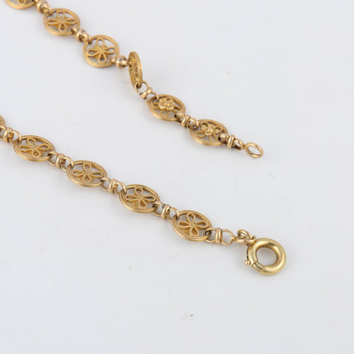 Collier Collier 1900, à décor floral 58 Facettes