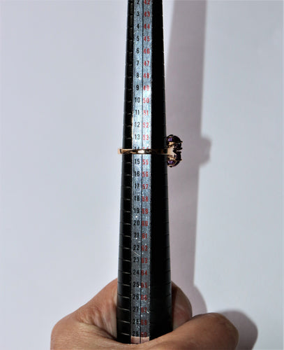 Bague Bague Papillon citrine, améthystes, diamants 58 Facettes 469