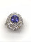 Bague Bague Or blanc Diamants Tanzanite 58 Facettes