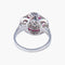 Bague 57 Bague style Art Déco Diamants et Rubis 58 Facettes