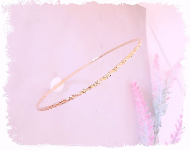 Bracelet Bracelet Jonc ciselé 5,27 gr Or Rose 58 Facettes AA 1494