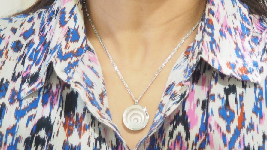 Collier Chopard - chopard Happy Spirit en or blanc et diamant 58 Facettes 32210