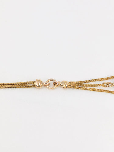 Collier Collier Napoléon III en or jaune et rose 58 Facettes 743