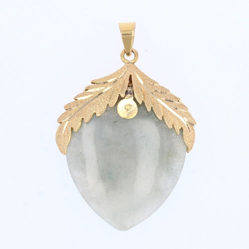 Pendentif Pendentif jade et or gland 58 Facettes 22-102