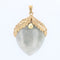 Pendentif Pendentif jade et or gland 58 Facettes 22-102