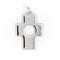 Collier Pendentif Croix Or blanc 58 Facettes 2025671CN
