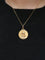 Pendentif AUGIS - Médaille Ange Raphael Or jaune années 1950 58 Facettes J247