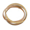 Bracelet Bracelet Cartier, "Trinity", 3 tons d'or. 58 Facettes 31623
