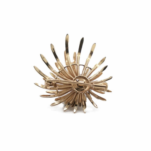 Broche Broche Panache Or jaune Platine Diamants 58 Facettes REF2303-44