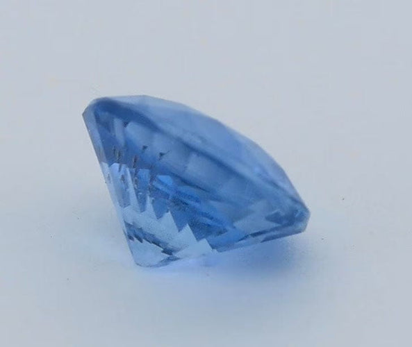 Gemstone Saphir bleu 1.00cts non chauffé certificat CGL 58 Facettes 98