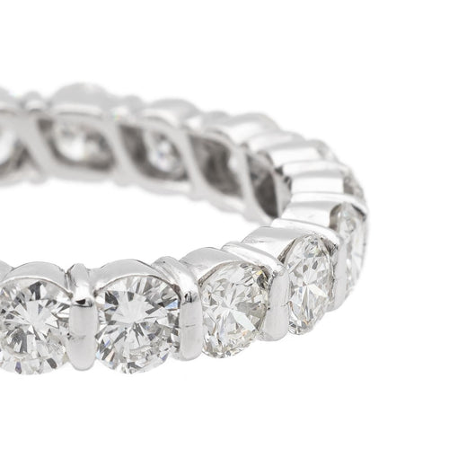 Bague 52 Bague Alliance américaine Or blanc Diamant 58 Facettes 2601194CN