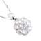 Collier COLLIER FLEUR OR, PLATINE & DIAMANTS 58 Facettes BO/220123