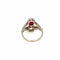 Bague 53 Bague "Toi et Moi" en diamant rubis naturel non chauffé certifié victorien 58 Facettes