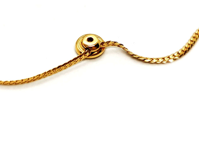 Collier Collier Maille anglaise Or jaune Diamant 58 Facettes 1292134CN