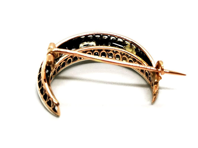 Broche Broche Lune Or jaune Perle 58 Facettes 1791809CN