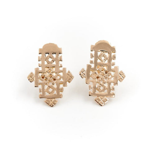 Boucles d'oreilles Boucles d'oreilles Puces Or rose 58 Facettes 1636959CN