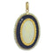 Pendentif Pendentif Médaille Marie nacre onyx et perles de rocaille 58 Facettes 23191-0428