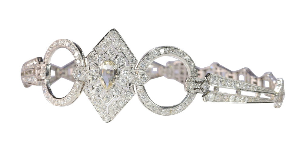 Collier Collier de chien diamants Art Déco 58 Facettes 23023-0064