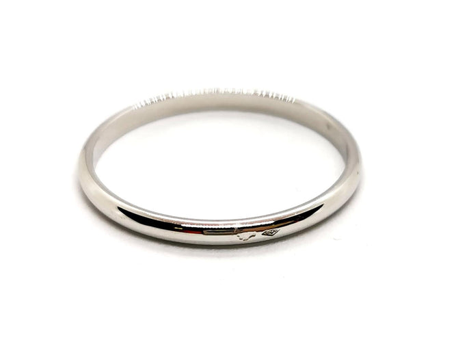 Bague 65 Bague Alliance Or blanc 58 Facettes 1178333CD