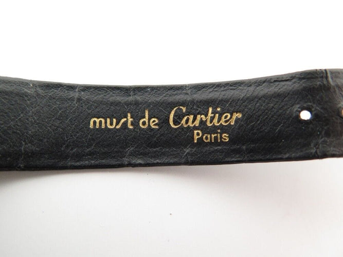 Montre vintage montre CARTIER tank pm 27 mm mecanique en or jaune 18k 58 Facettes 253144