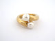 Bague 50 bague CARTIER toi et moi perles & or jaune 18k 58 Facettes 255294