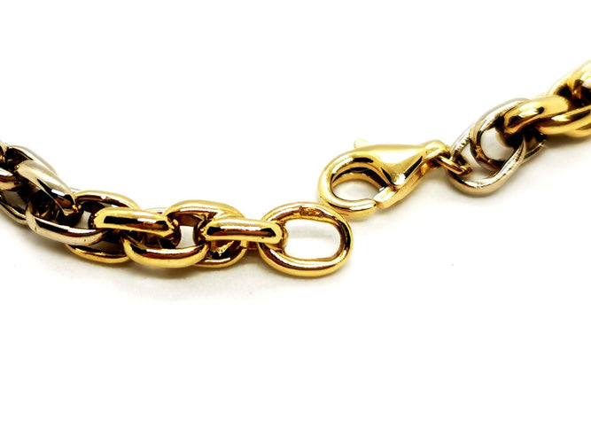 Bracelet Bracelet Maille ovale Or jaune 58 Facettes 1161958CD