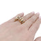Bague 51 Bague vintage Poiray trois ors et diamants. 58 Facettes 33307