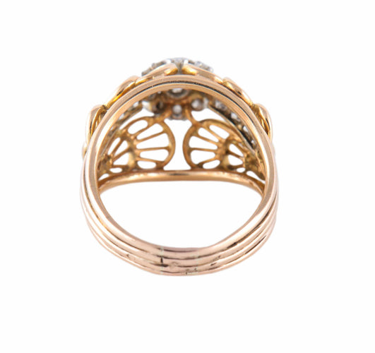 Bague BAGUE "IMPERIALE" OR & DIAMANTS 58 Facettes BO/220091 NSS